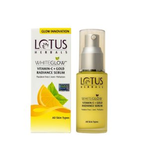 Lotus Herbals WhiteGlow Vitamin-C + Gold Radiance Serum