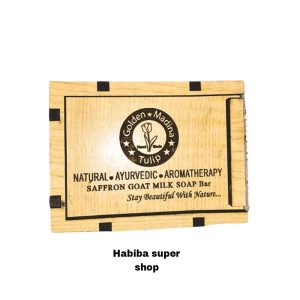 SAFFRON GOAT MILK SOAP BAR 100G